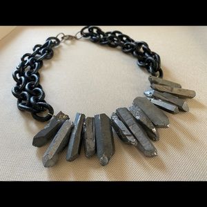 Crystal chain necklace